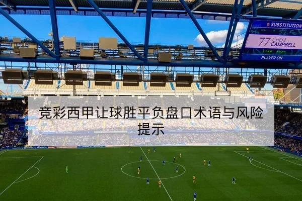 足彩总进球数盘口规则解读与风险说明